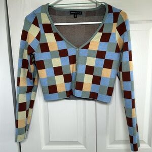 Kendall and Kylie cropped sweater